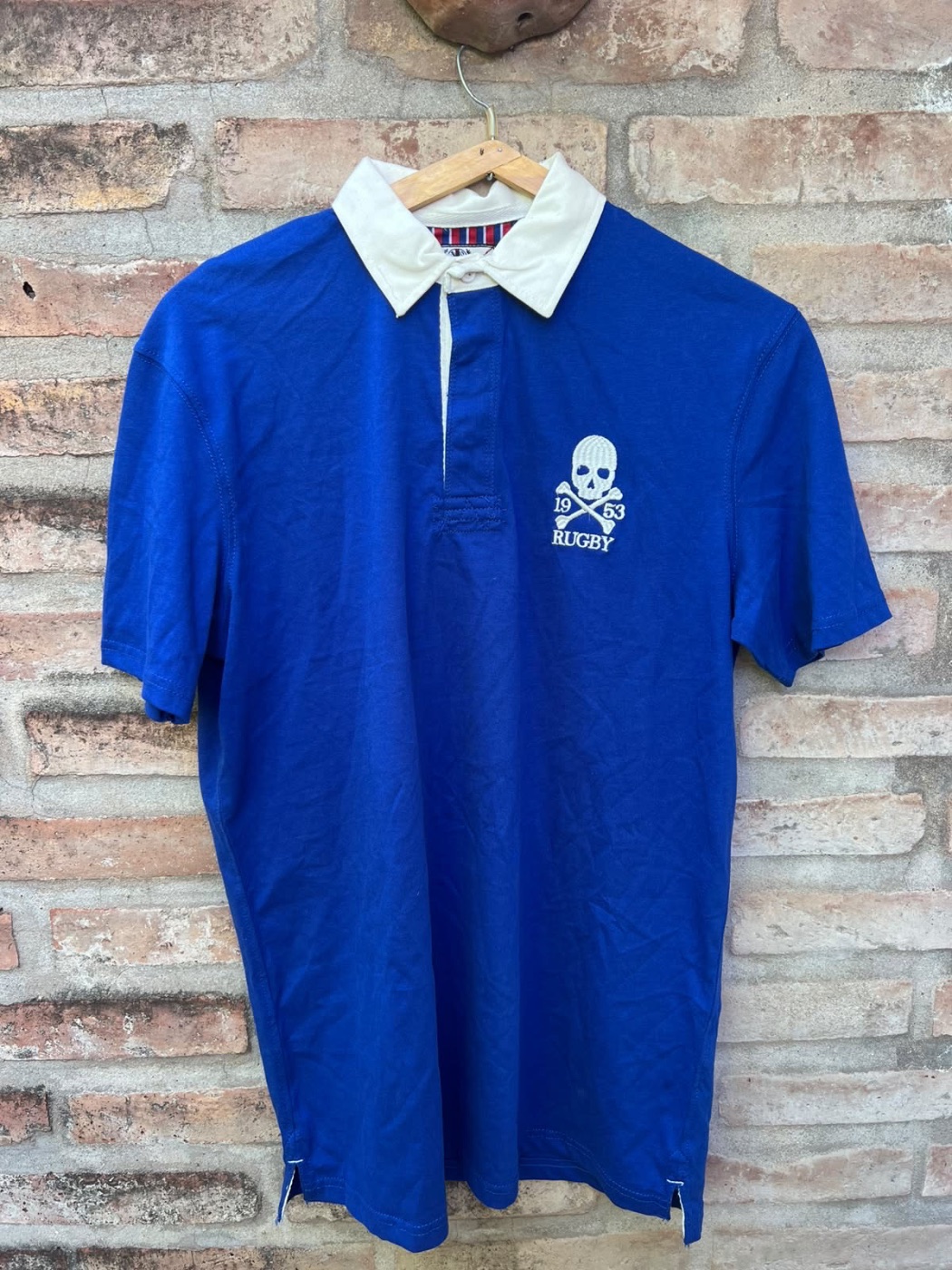 Alcoltt Rugby polo manga corta azul — foto 1